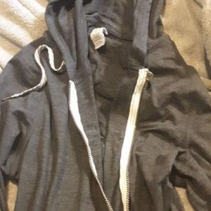 soft large grey jacket